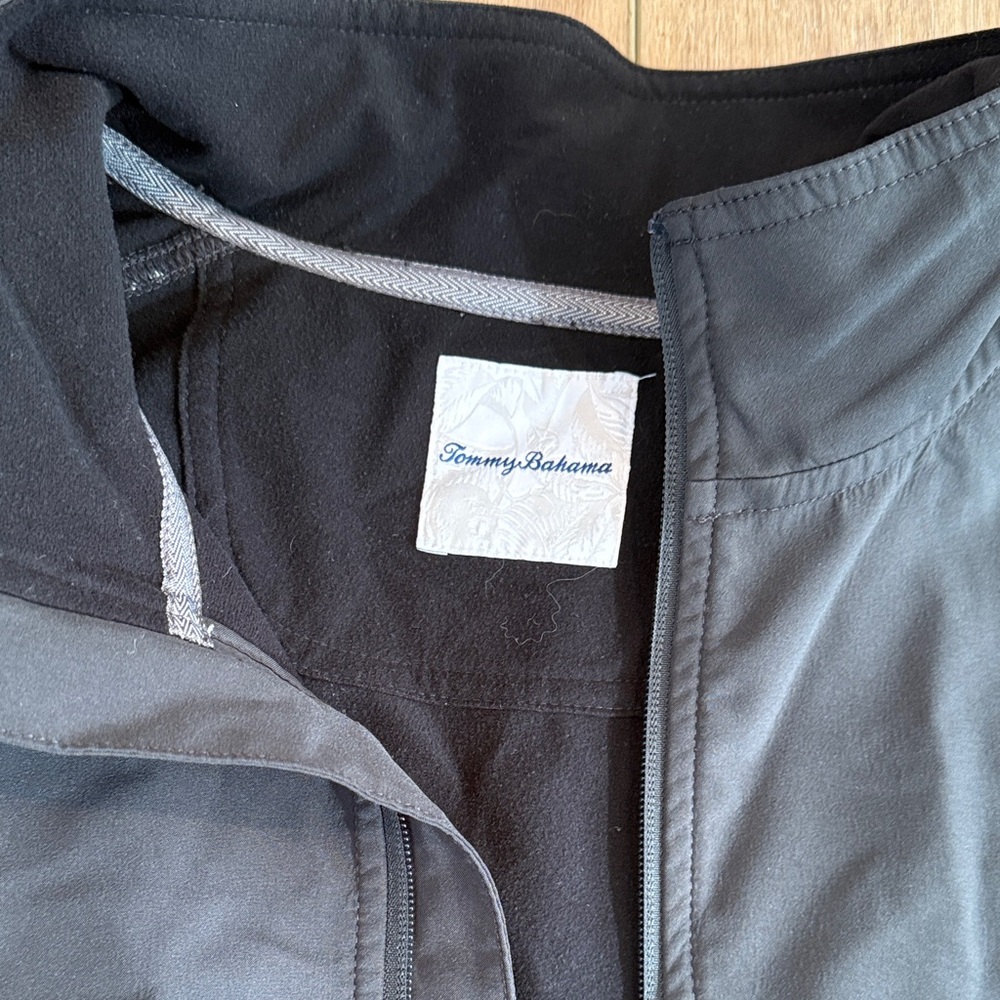 Tommy Bahama Men's Black Windbreaker Jacket XXL - Picture 2 of 7